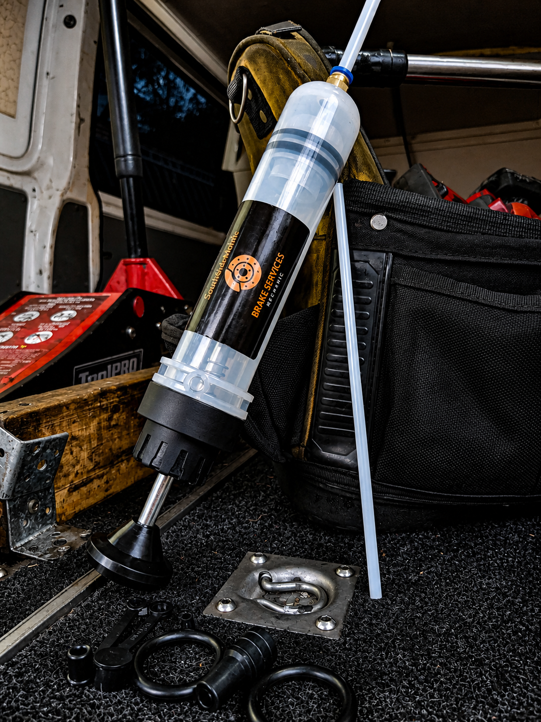 Brake Fluid Extractor Pump – Official Southside Mobile Brake Services Edition
